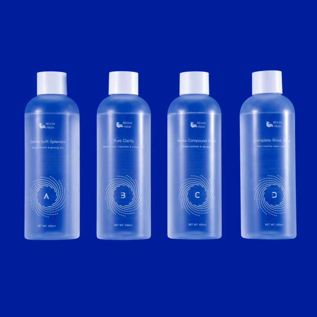 🎁 Rejuva Fresh® Hydra Spa Infusion Hydro Dermabrasion Solution 4pcs Set (100% off)