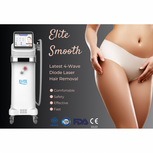 Elite Smooth™ Pro Diode Laser Hair Removal Machine – 4 Wavelengths