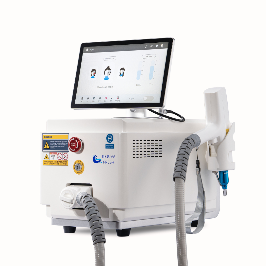 NDPlus Laser d'élimination de tatouage avec souffleur d'air froid