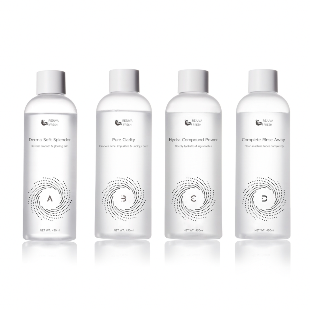 🎁 Rejuva Fresh® Hydra Spa Infusion Hydro Dermabrasion Solution 4pcs Set (100% off)