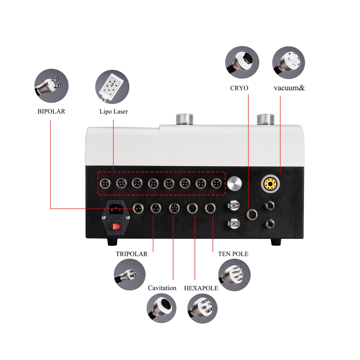 Marla™ Machine de Sculptage Corporel à Laser Lipo Cavitation 9 en 1