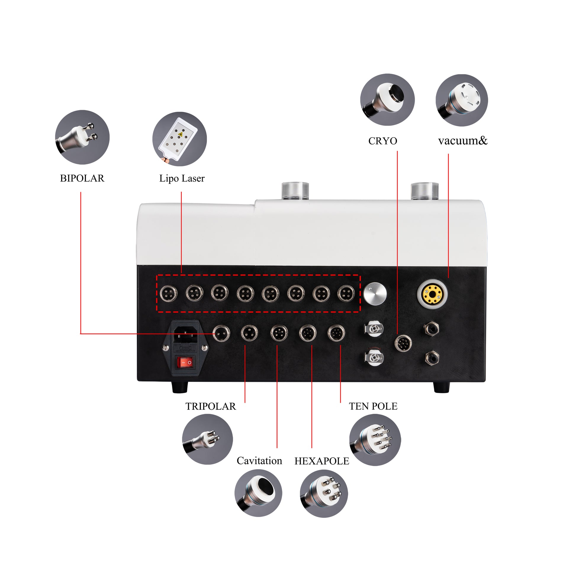 Marla™ Machine de Sculptage Corporel à Laser Lipo Cavitation 9 en 1