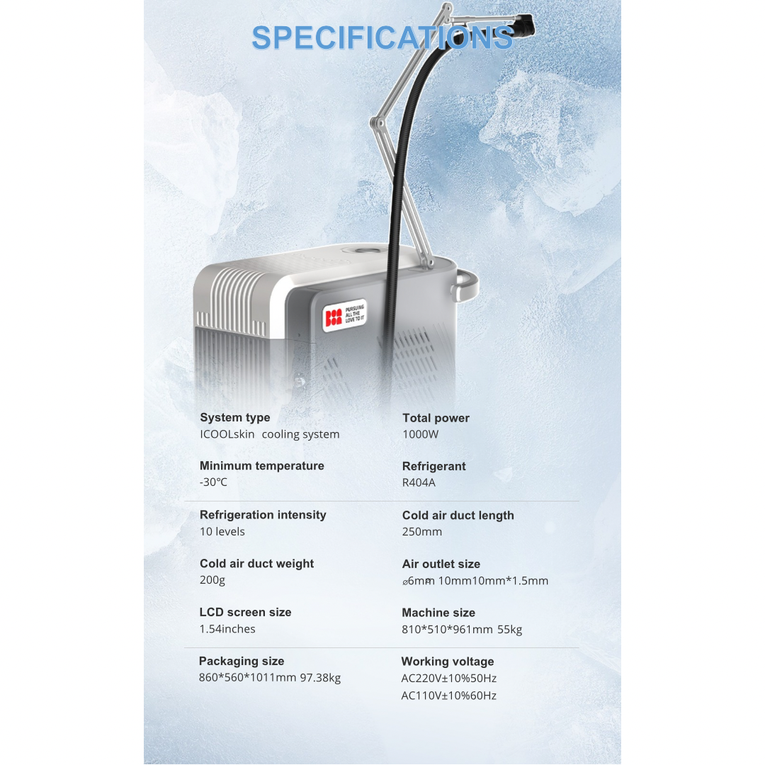REJUVA ICE™ Aesthetic Skin Cooling Machine