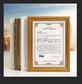 Framed Machine Certificate *