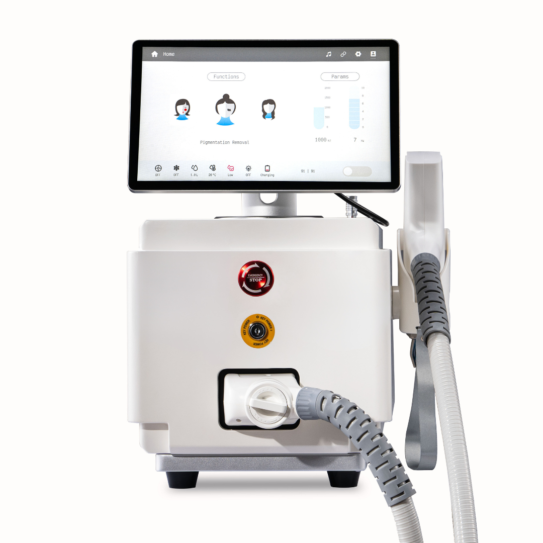 NDPlus Laser d'élimination de tatouage avec souffleur d'air froid