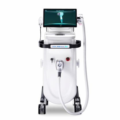 DiolaSheer™ Máquina de depilación láser de diodo ICE de 4 longitudes de onda - vista frontal