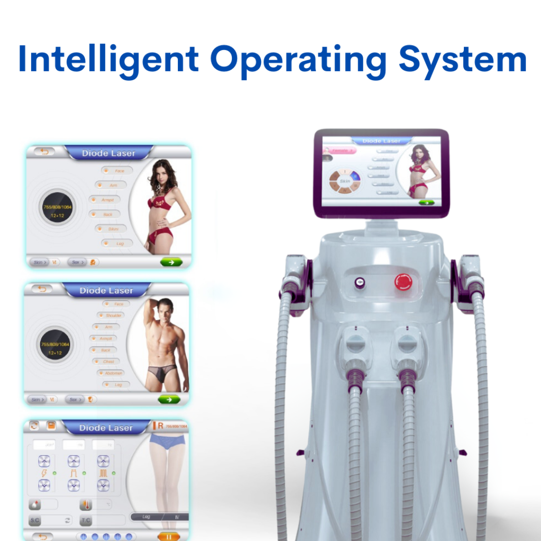 DiolaSheer™ Ice Hair Removal Laser Machine (4 Wavelengths)