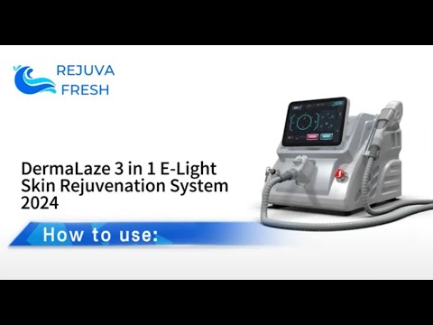 Système de rajeunissement de la peau E-Light 3 en 1 délicat DermaLaze™ - Portable